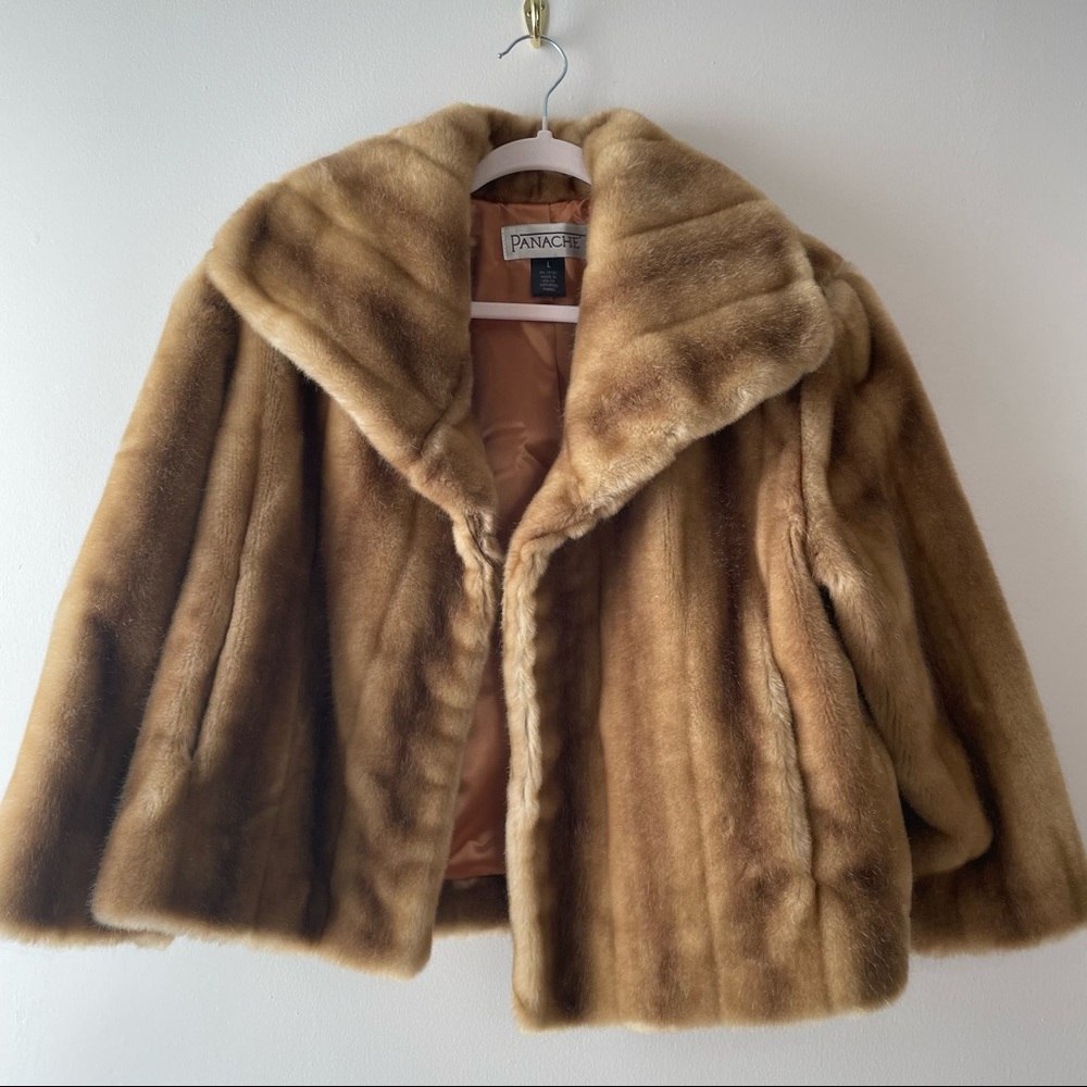 PANACHE VTG FAUX FUR COAT